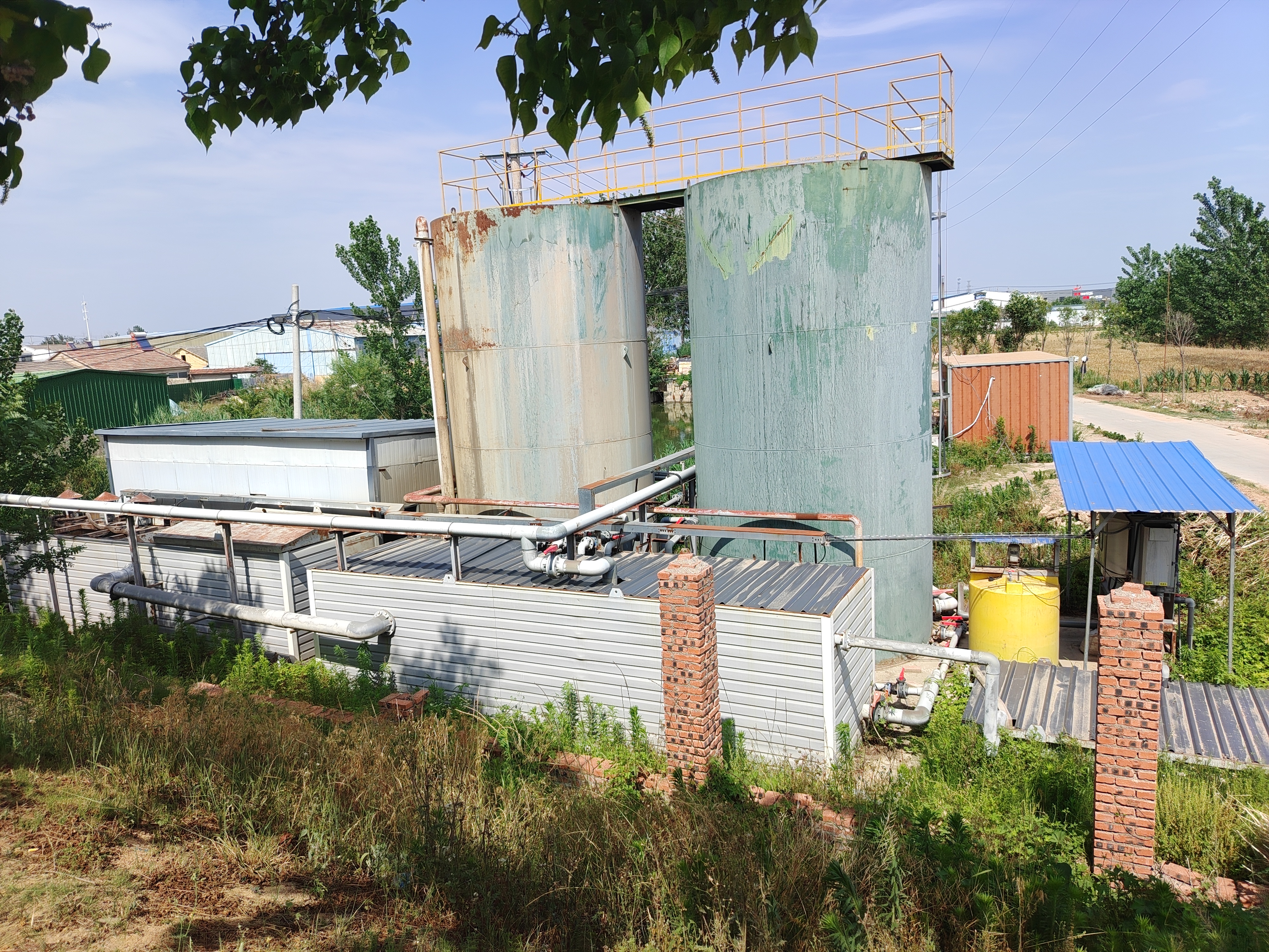 黃橋污水運(yùn)維項(xiàng)目進(jìn)展順利，出水清澈